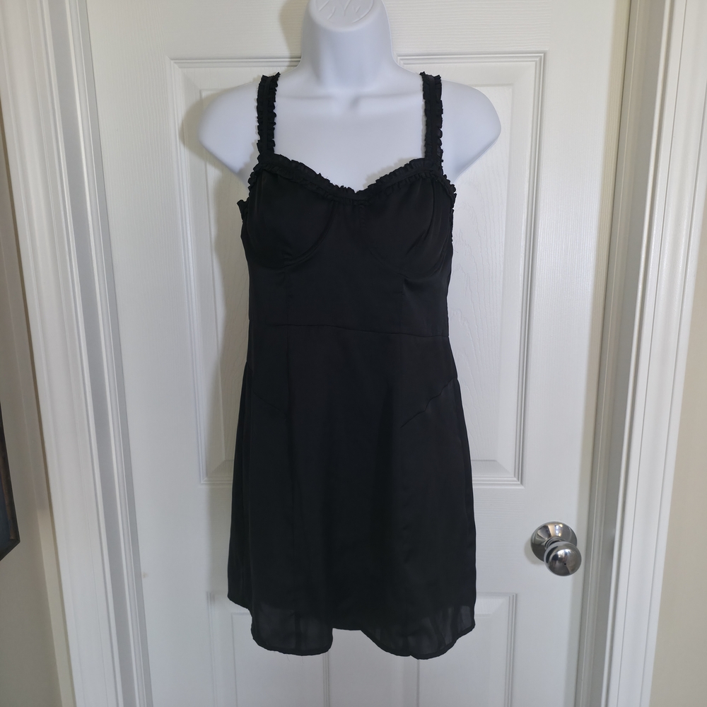 For Love & Lemons Jackpot Ruffle Mini Dress Medium - Picture 4 of 7